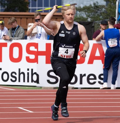 July 25, 2026, Jyvaskyla, Central Finland, Finland: Topias Laine of club Helsingin Kisa-Veikot, competes in the men s javelin qualification during the Kalevan Kisat 2026 Finnish Athletics Championships at Harju Stadium in Jyvaskyla, Finland, on July 25, 2026. . Jyvaskyla Finland - ZUMAt172 0862646604st Copyright: xJosexTabaresx
