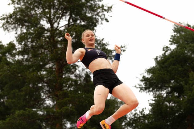 July 25, 2026, Jyvaskyla, Central Finland, Finland: JYVASKYLA, FINLAND - JULY 25, 2026: Wilma Heltela of Salon Vilpas Yleisurheilu competes in the women s pole vault final during the Kalevan Kisat 2026 at Harjun Stadium in Jyvaskyla, Finland. Heltela entered the competition as the leading favorite with a personal best of 4.85 metres and the best season performance among the finalists. Jyvaskyla Finland - ZUMAt172 0862653716st Copyright: xJosexTabaresx