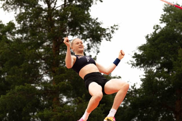 July 25, 2026, Jyvaskyla, Central Finland, Finland: JYVASKYLA, FINLAND - JULY 25, 2026: Wilma Heltela of Salon Vilpas Yleisurheilu competes in the women s pole vault final during the Kalevan Kisat 2026 at Harjun Stadium in Jyvaskyla, Finland. Heltela entered the competition as the leading favorite with a personal best of 4.85 metres and the best season performance among the finalists. Jyvaskyla Finland - ZUMAt172 0862653717st Copyright: xJosexTabaresx