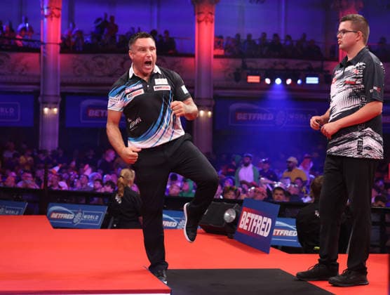 World Matchplay Darts 2026 Gerwyn Price during the World Matchplay darts at Winter Gardens, Blackpool, UK on 25 July 2026. Blackpool Winter Gardens UK Editorial use only , Copyright: xChrisxSargeantx PSI-24531-0002