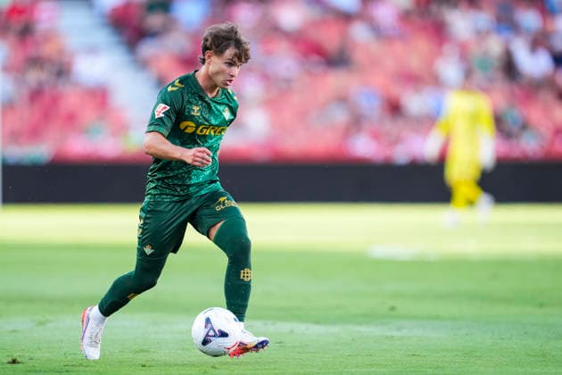 July 25, 2026, Granada, Granada, Spain: Angel Ortiz of Real Betis in action during the Ciudad de Granada Trophy football match played between Granada CF and Real Betis at Nuevo Los Carmenes stadium on July 25, 2026, in Granada, Spain. Granada Spain - ZUMAa181 20260725_zaa_a181_019 Copyright: xJoaquinxCorcherox