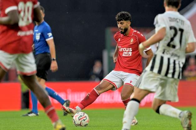 Standard de Liege v Juventus - Jupiler Pro League Friendly LIEGE, BELGIUM - JULY 25 : Touzghar Rayan of Standard de Liege during the Jupiler Pro League friendly match between Standard de Liege and Juventus on July 25, 2026 in Liege, Belgium, 25 07 2026 Liege Belgium  Copyright: xSesx