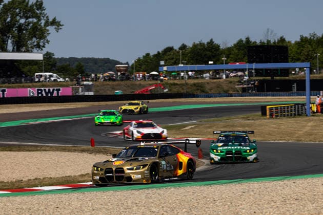 GER, DTM, 9. & 10. Lauf, Motorsport Arena Oschersleben 25.07.2026, Motorsport Arena, Oschersleben, GER, DTM, 9. & 10. Lauf, Motorsport Arena Oschersleben Kelvin van der Linde, Schubert Motorsport BMW M4 GT3 Evo, Marco Wittmann, Schubert Motorsport BMW M4 GT3 Evo Â Foto: Alexander Trienitz Oschersleben Motorsport Arena Sachsen-Anhalt Deutschland *** GER, DTM, Round 9 of 10, Motorsport Arena Oschersleben, July 25, 2026, Motorsport Arena, Oschersleben, GER, DTM, Round 9 of 10, Motorsport Arena Oschersleben: Kelvin van der Linde, Schubert Motorsport BMW M4 GT3 Evo; Marco Wittmann, Schubert Motorsport BMW M4 GT3 Evo. Photo by Alexander Trienitz, Oschersleben Motorsport Arena, Saxony-Anhalt, Germany