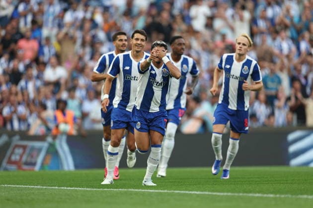 July 25, 2026, Porto, Porto, Portugal: PORTO, PORTUGAL - JULY 25: William Gomes of FC Porto celebrating goal during the match between FC Porto and Aston Villa -for the Friendly Match at Estadio do Dragao on July 25, 2026 in Porto, Portugal. Friendly Match FC Porto X Aston Villa  - ZUMAe141 20260725_zsp_e141_073 Copyright: xLuisxEirasx