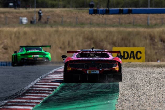 GER, DTM, 9. & 10. Lauf, Motorsport Arena Oschersleben 25.07.2026, Motorsport Arena, Oschersleben, GER, DTM, 9. & 10. Lauf, Motorsport Arena Oschersleben Matteo Cairoli, Emil Frey Racing Ferrari 296 GT3 Evo Â Foto: Alexander Trienitz Oschersleben Motorsport Arena Sachsen-Anhalt Deutschland *** GER, DTM, Round 9 of 10, Motorsport Arena Oschersleben, July 25, 2026, Motorsport Arena, Oschersleben, GER, DTM, Round 9 of 10, Motorsport Arena Oschersleben Matteo Cairoli, Emil Frey Racing Ferrari 296 GT3 Evo Photo by Alexander Trienitz Oschersleben Motorsport Arena Saxony-Anhalt Germany
