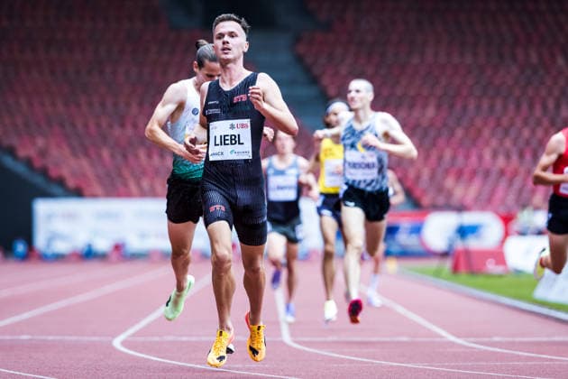 Swiss Athletics Championships, 25.07.2026 ZURICH, SWITZERLAND - JULY 25: Aarno Liebl (STB Leichtathletik) finishes in the mens 5000 m at the Swiss Athletics Championships on July 25, 2026 in Zurich, Switzerland. *** Swiss Athletics Championships, July 25, 2026, ZURICH, SWITZERLAND Aarno Liebl of STB Leichtathletik finishes the men s 5000 m at the Swiss Athletics Championships on July 25, 2026, in Zurich, Switzerland Copyright: xBEAUTIFULxSPORTS UlfxSchillerx