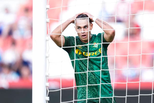 July 25, 2026, Granada, Granada, Spain: Angel Ortiz of Real Betis reacts during the Ciudad de Granada Trophy football match played between Granada CF and Real Betis at Nuevo Los Carmenes stadium on July 25, 2026, in Granada, Spain. Granada Spain - ZUMAa181 20260725_zaa_a181_030 Copyright: xJoaquinxCorcherox