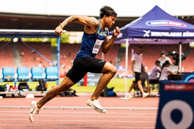Swiss Athletics Championships, 25.07.2026 ZURICH, SWITZERLAND - JULY 25: Haydn Brotschi (LV Langenthal) starts in the mens 400 m at Swiss Athletics Championships on July 25, 2026 in Zurich, Switzerland. *** Swiss Athletics Championships, July 25, 2026, Zurich, Switzerland Haydn Brotschi of LV Langenthal will compete in the men s 400-meter race at the Swiss Athletics Championships on July 25, 2026, in Zurich, Switzerland Copyright: xBEAUTIFULxSPORTS UlfxSchillerx
