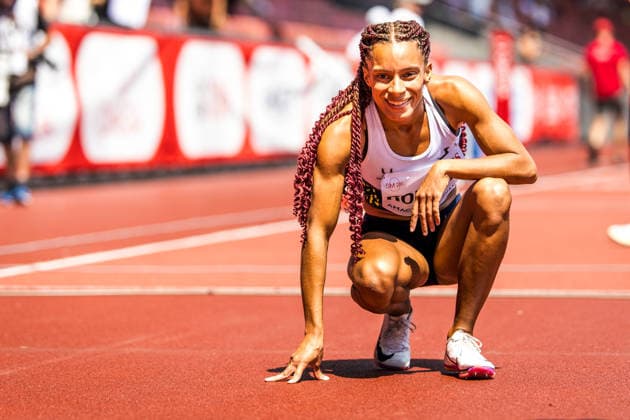 Swiss Athletics Championships, 25.07.2026 ZURICH, SWITZERLAND - JULY 25: Melanie Roland (CA Belfaux) after the womens 400 m at Swiss Athletics Championships on July 25, 2026 in Zurich, Switzerland. *** Swiss Athletics Championships, July 25, 2026, Zurich, Switzerland. Melanie Roland of CA Belfaux after the women s 400-meter race at the Swiss Athletics Championships on July 25, 2026, in Zurich, Switzerland Copyright: xBEAUTIFULxSPORTS UlfxSchillerx