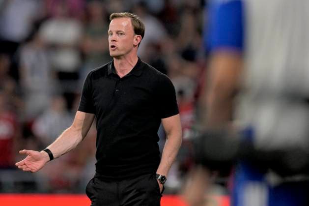 Standard de Liege v Juventus - Jupiler Pro League Friendly LIEGE, BELGIUM - JULY 25 : Euvrard Vincent head coach of Standard de Liege during the Jupiler Pro League friendly match between Standard de Liege and Juventus on July 25, 2026 in Liege, Belgium, 25 07 2026 Liege Belgium  Copyright: xSesx
