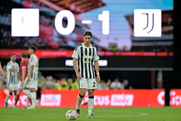 Standard de Liege v Juventus - Jupiler Pro League Friendly LIEGE, BELGIUM - JULY 25 : Miretti Fabio of Juventus during the Jupiler Pro League friendly match between Standard de Liege and Juventus on July 25, 2026 in Liege, Belgium, 25 07 2026 Liege Belgium  Copyright: xSesx