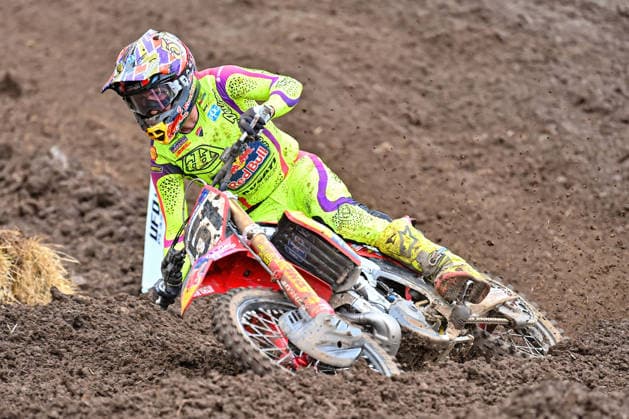 July 25, 2026: Justin Barcia (51) aboard his Troy Lee Designs Red Bull Ducati Factory Racing during Round 25 of the Monster Energy SMX World Championship, WM, Weltmeisterschaft series Pro Motocross qualifying at Washougal, WA. CSM Washougal United States - ZUMAc04_ 20260725_zma_c04_039 Copyright: xStevexFaberx