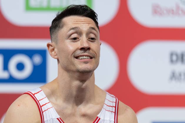 Deutsche Meisterschaften im Gerätturnen 2026, Gerätfinals Andreas Toba (Turn-Klubb zu Hannover). Deutsche Meisterschaften im Gerätturnen, Gerätfinals, am 25. Juli 2026 in der ZAG-Arena in Hannover., Hannover Niedersachsen Deutschland ZAG Arena *** 2026 German Artistic Gymnastics Championships, Apparatus Finals, Andreas Toba Turn Klubb zu Hannover German Artistic Gymnastics Championships, Apparatus Finals, on July 25, 2026, at the ZAG Arena in Hanover, Hanover, Lower Saxony, Germany ZAG Arena