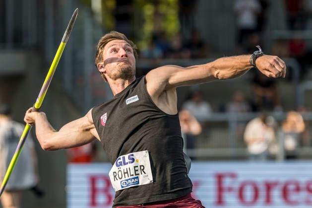 Deutsche Leichtathletik-Meisterschaften; Bochum-Wattenscheid, 25.07.2026 Thomas Röhler (LC Jena), Speerwurf; Deutsche Leichtathletik-Meisterschaften am 25.07.2026 im Lorheide-Stadion, Bochum-Wattenscheid (Nordrhein-Westfalen). *** German Track and Field Championships, Bochum-Wattenscheid, July 25, 2026; Thomas Röhler, LC Jena, javelin throw; German Track and Field Championships on July 25, 2026, at Lorheide Stadium, Bochum-Wattenscheid, North Rhine-Westphalia Copyright: xBEAUTIFULxSPORTS AxelxKohringx