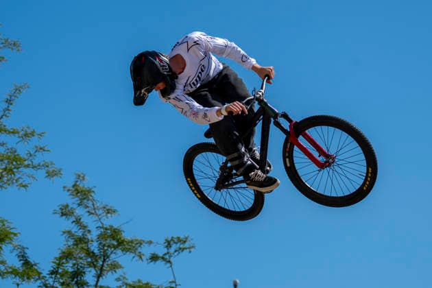 2026-07-25 - Red Bull District Ride 2026 GRONINGEN, NETHERLANDS - JULY 25: Jack Feick (CAN) during the Red Bull District Ride 2026 at the Grote Markt on July 25, 2026 in Groningen, Netherlands Groningen Grote Markt Netherlands Content not available for redistribution in The Netherlands directly or indirectly through any third parties. Copyright: xEdwinxBlaauwbroekx