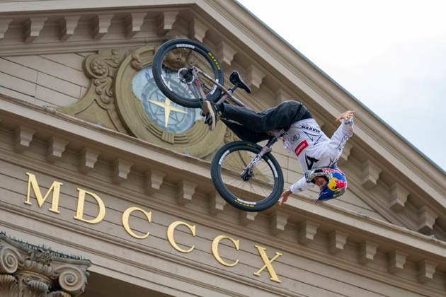 2026-07-25 - Red Bull District Ride 2026 GRONINGEN, NETHERLANDS - JULY 25: Jack Feick (CAN) during the Red Bull District Ride 2026 at the Grote Markt on July 25, 2026 in Groningen, Netherlands Groningen Grote Markt Netherlands Content not available for redistribution in The Netherlands directly or indirectly through any third parties. Copyright: xEdwinxBlaauwbroekx