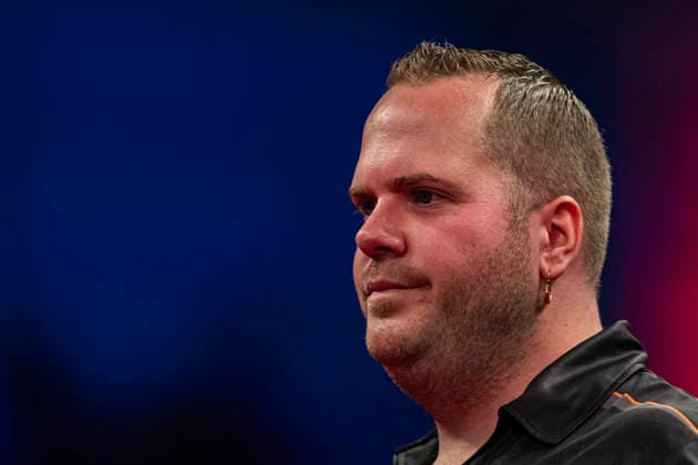 RECORD DATE NOT STATED 25th July 2026, Winter Gardens, Blackpool, Lancashire, England; 2026 Betfred World Matchplay Darts, Day Eight; Dirk van Duijvenbode GodfreyxPitt