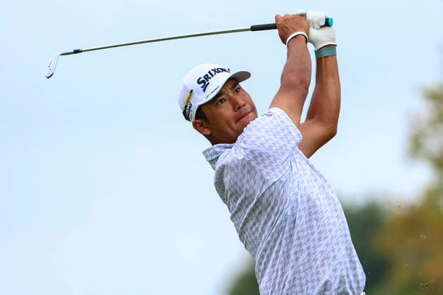 July 25, 2026, Blaine, Minnesota, United States: HIDEKI MATSUYAMA tees off at hole four. This is the third day of the at TPC Twin Cities in Blaine Minnesota. Blaine United States - ZUMAt166 20260725_zsp_t166_030 Copyright: xMichaelxTurnerx