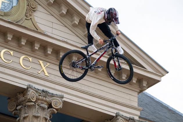 2026-07-25 - Red Bull District Ride 2026 GRONINGEN, NETHERLANDS - JULY 25: Ben Thompson (CAN) during the Red Bull District Ride 2026 at the Grote Markt on July 25, 2026 in Groningen, Netherlands Groningen Grote Markt Netherlands Content not available for redistribution in The Netherlands directly or indirectly through any third parties. Copyright: xEdwinxBlaauwbroekx