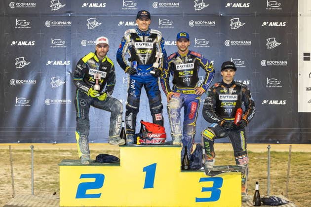 2026.07.25 Terenzano Zuzel Speedway SGP 2026 Speedway Grand Prix SGP Challenge N z Podium Rohan Tungate, Robert Lambert, Kacper Woryna, Kim Nilsson Foto Marcin Karczewski PressFocus 2026.07.25 Speedway 2026 SGP Challenge N z Podium Rohan Tungate, Robert Lambert, Kacper Woryna, Kim Nilsson Foto Marcin Karczewski PressFocus NEWSPIX.PL --- newspix.pl 