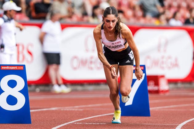 Swiss Athletics Championships, 25.07.2026 ZURICH, SWITZERLAND - JULY 25: Veronica Vancardo (CA Fribourg) starts in the 800 m at Swiss Athletics Championships on July 25, 2026 in Zurich, Switzerland. *** Swiss Athletics Championships, July 25, 2026, Zurich, Switzerland. Veronica Vancardo of CA Fribourg competes in the 800-meter race at the Swiss Athletics Championships on July 25, 2026, in Zurich, Switzerland. Copyright: xBEAUTIFULxSPORTS UlfxSchillerx