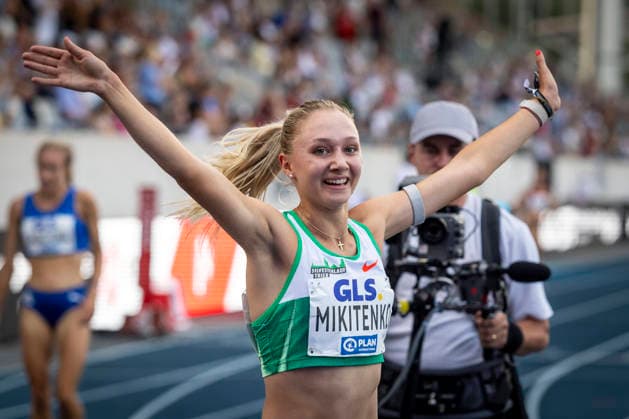 Deutsche Leichtathletik-Meisterschaften; Bochum-Wattenscheid, 25.07.2026 Deutsche Meisterin über 5000m Vanessa Mikitenko (Silvesterlauf Trier); Deutsche Leichtathletik-Meisterschaften am 25.07.2026 im Lorheide-Stadion, Bochum-Wattenscheid (Nordrhein-Westfalen). *** German Track and Field Championships, Bochum-Wattenscheid, July 25, 2026; German 5,000-meter Champion: Vanessa Mikitenko; New Year s Eve Run, Trier; German Track and Field Championships on July 25, 2026, at Lorheide Stadium, Bochum-Wattenscheid, North Rhine-Westphalia Copyright: xBEAUTIFULxSPORTS LeahxKohringx