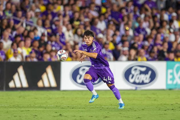 July 25, 2026, Orlando, Florida, USA: Orlando City SC defender BERNARDO RHEIN (44) hustles for the ball during a match against Nashville SC. Orlando City SC hosted Nashville SC at Inter.Co Stadium in Orlando, FL. Orlando USA - ZUMAm299 20260725_znp_m299_007 Copyright: xTaylorxMcFeex