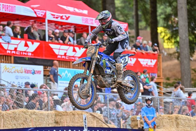 July 25, 2026: Cooper Webb (2) on his Monster Energy Star Racing Yamaha during Round 25 of the Monster Energy SMX World Championship, WM, Weltmeisterschaft series Pro Motocross 450 second moto at Washougal, WA. Hunter Lawrence won the 450 class overall, while Webb ended his day in ninth. CSM Washougal United States - ZUMAc04_ 20260725_zma_c04_282 Copyright: xStevexFaberx
