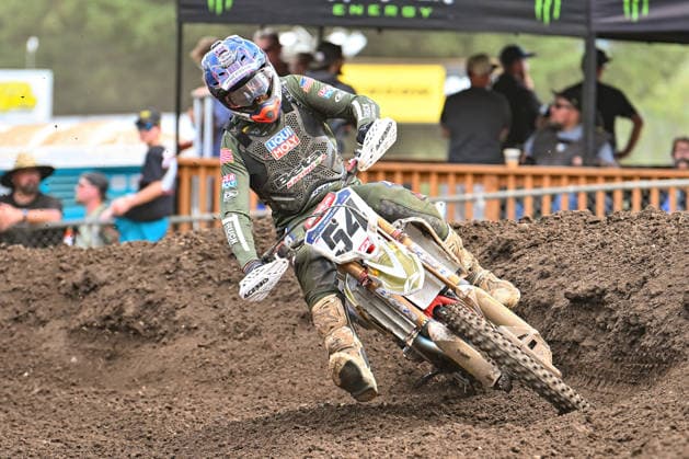 July 25, 2026: Benny Bloss (54) piloting his Liqui Moly Beta Factory Racing machine during Round 25 of the Monster Energy SMX World Championship, WM, Weltmeisterschaft series Pro Motocross 450 second moto at Washougal, WA. Hunter Lawrence won the 450 class overall, with Bloss ending up in P10. CSM Washougal United States - ZUMAc04_ 20260725_zma_c04_287 Copyright: xStevexFaberx