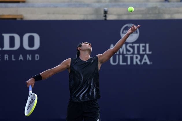 LOS CABOS TENNIS OPEN 2026 LOS CABOS TENNIS OPEN 2026 ALAN MAGADAN VS GARRETT JOHNS 25072026 LOS CABOS, MEXICO. Action photo of Alan Magadan of Mexico, during qualy game of the Los Cabos Tennis Open 2026 held at the Cabo Sports Complex in Baja California, Mexico. Foto de accion de Alan Magadan of Mexico, durante juego clasificatorio del Los Cabos Tennis Open 2026 celebrado en el Cabo Sports Complex de Baja California, Mexico. PHOTO BY IMAGENSHOP AGENCIA FOTOGRAFICA LOS CABOS BAJA CALIFORNIA MEXICO *** LOS CABOS TENNIS OPEN 2026 LOS CABOS TENNIS OPEN 2026 ALAN MAGADAN VS GARRETT JOHNS 07 25 2026 LOS CABOS, MEXICO Action photo of Alan Magadan of Mexico during a qualifying match at the 2026 Los Cabos Tennis Open held at the Cabo Sports Complex in Baja California, Mexico Action photo of Alan Magadan of Mexico, during a qualifying match at the 2026 Los Cabos Tennis Open held at the Cabo Sports Complex in Baja California, Mexico PHOTO BY IMAGENSHOP PHOTO AGENCY LOS CABOS BAJA CALIFORNIA MEXICO Copyright: xIMAGENSHOPxAGENCIAxFOTOGRAFICAx