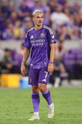 July 25, 2026, Orlando, Florida, USA: Orlando City SC forward ANTOINE GREIZMANN (7) looks on during a match against Nashville SC. Orlando City SC hosted Nashville SC at Inter.Co Stadium in Orlando, FL. Orlando USA - ZUMAm299 20260725_znp_m299_028 Copyright: xTaylorxMcFeex