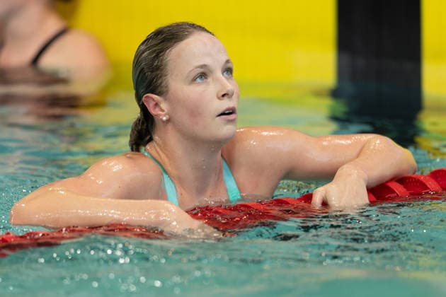 Deutsche Sprint- und Lagenmeisterschaften im Schwimmen 2026 400m Freistil Frauen Finale. Die Siegerin Maya Werner (Deutscher Schwimm-Verband). Deutsche Sprint- und Lagenmeisterschaften am 25. Juli 2026 im Stadionbad in Hannover., Hannover Niedersachsen Deutschland Stadionbad *** 2026 German Sprint and Individual Medley Swimming Championships, Women s 400-meter Freestyle Final: Winner Maya Werner, German Swimming Federation. German Sprint and Individual Medley Championships on July 25, 2026, at the Stadionbad in Hanover, Hanover, Lower Saxony, Germany. Stadionbad