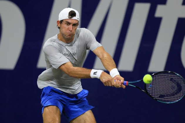 LOS CABOS TENNIS OPEN 2026 LOS CABOS TENNIS OPEN 2026 TRISTAN BOYER VS LORENZO CLAVERIE 25072026 LOS CABOS, MEXICO. Action photo of Tristan Boyer of the United States, during qualy game of the Los Cabos Tennis Open 2026 held at the Cabo Sports Complex in Baja California, Mexico. Foto de accion de Tristan Boyer de Estados Unidos, durante juego clasificatorio del Los Cabos Tennis Open 2026 celebrado en el Cabo Sports Complex de Baja California, Mexico. PHOTO BY IMAGENSHOP AGENCIA FOTOGRAFICA LOS CABOS BAJA CALIFORNIA MEXICO *** LOS CABOS TENNIS OPEN 2026 LOS CABOS TENNIS OPEN 2026 TRISTAN BOYER VS LORENZO CLAVERIE 07 25 2026 LOS CABOS, MEXICO Action photo of Tristan Boyer of the United States during a qualifying match at the 2026 Los Cabos Tennis Open held at the Cabo Sports Complex in Baja California, Mexico Action photo of Tristan Boyer of the United States, during a qualifying match at the 2026 Los Cabos Tennis Open held at the Cabo Sports Complex in Baja California, Mexico PHOTO BY IMAGENSHOP PHOTO AGENCY LOS CABOS BAJA CALIFORNIA MEXICO Copyright: xIMAGENSHOPxAGENCIAxFOTOGRAFICAx