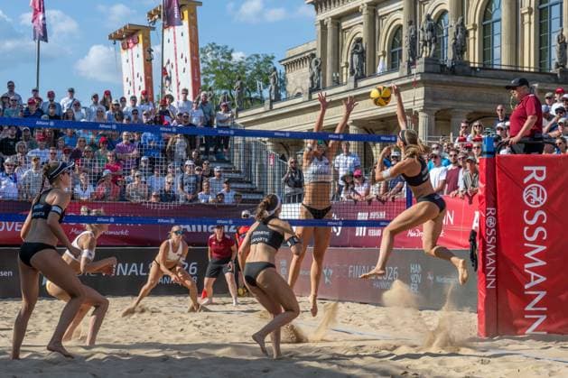 RECORD DATE NOT STATED German Beach Club Finals 2026 - Hannover, Germany 25.07.2026 HANNOVER, GERMANY - JULY 25: Sandra Ittlinger (Eintracht Spontent), Mareet Maidhof (BR Volleys) during the German Beach Club Finals 2026 at Hannover on July 25, 2026 in Hannover, Germany. *** German Beach Club Finals 2026, Hanover, Germany, July 25, 2026, HANNOVER, GERMANY JULY 25 Sandra Ittlinger of Eintracht Spontent and Mareet Maidhof of BR Volleys during the 2026 German Beach Club Finals in Hanover on July 25, 2026, in Hanover, Germany Copyright: xBEAUTIFULxSPORTS PeterxWeberx