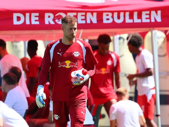 RB Leipzig Ð Ingolstadt Testspiel Leipzig, 25.07.2026, RBL Trainingszentrum, Fussball Testspiel , RB Leipzig vs. FC Ingolstaldt 04 (1:0 (1:0) , Im Bild: Torwart Peter Gulacsi (1, RB Leipzig) *** RB Leipzig vs. Ingolstadt Friendly Match, Leipzig, July 25, 2026, RBL Training Center, Soccer Friendly Match, RB Leipzig vs. FC Ingolstadt 0-1-0-1-0, Pictured: Goalkeeper Peter Gulacsi 1, RB Leipzig Picture Point