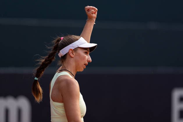 Tamara Korpatsch (DEU) jubelt, Jubel, Emotionen, GER, Mayar Sherif vs Tamara Korpatsch, Tennis, MSC Hamburg Ladies Open WTA, Tennis Damen 250, Halbfinale, 25.07.2026 GER, Mayar Sherif vs Tamara Korpatsch, Tennis, MSC Hamburg Ladies Open WTA 250, Halbfinale, 25.07.2026 Hamburg *** Tamara Korpatsch (GER) celebrates, cheering, emotions, GER, Mayar Sherif vs. Tamara Korpatsch, tennis, MSC Hamburg Ladies Open WTA 250, semifinals, July 25, 2026, GER, Mayar Sherif vs. Tamara Korpatsch, tennis, MSC Hamburg Ladies Open WTA 250, semifinals, July 25, 2026, Hamburg Copyright: xEibner-Pressefoto MaxxVincenx EP_MVN