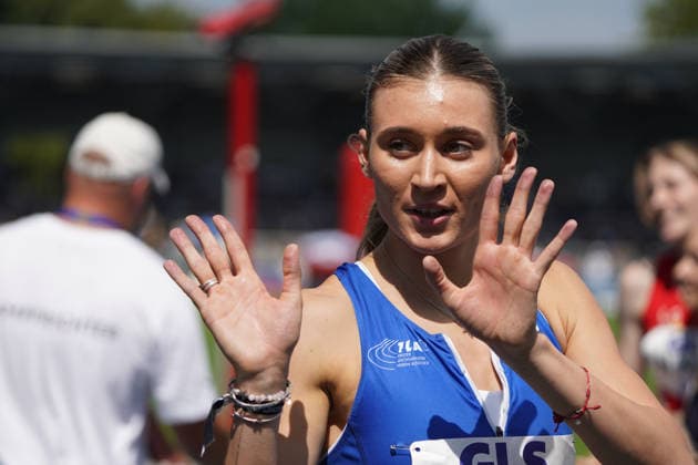 Leichtathletik, Athletics, Track and Field,, Leichtathletik DM 2026 , 25.07-26.07.2026, Lohrheidestadion Bochum-Wattenheid 400m Frauen Johanna Martin LAV Rostock Copyright Gladys Chai von der Laage *** Track and Field, Athletics, Track and Field, 2026 German Track and Field Championships, July 25–26, 2026, Lohrheidestadion, Bochum, Wattenheid, Women’s 400m, Johanna Martin, LAV Rostock, Copyright Gladys Chai von der Laage