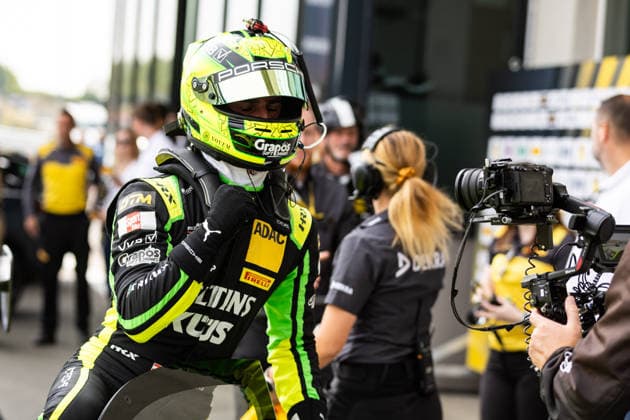 GER, DTM, 9. & 10. Lauf, Motorsport Arena Oschersleben 26.07.2026, Motorsport Arena, Oschersleben, GER, DTM, 9. & 10. Lauf, Motorsport Arena Oschersleben Pole sitter Thomas Preining, Manthey Â Foto: Alexander Trienitz Oschersleben Motorsport Arena Sachsen-Anhalt Deutschland *** GER, DTM, Round 9 of 10, Motorsport Arena Oschersleben, July 26, 2026, Motorsport Arena, Oschersleben, GER, DTM, Round 9 of 10, Motorsport Arena Oschersleben Pole sitter Thomas Preining, Manthey Photo by Alexander Trienitz Oschersleben Motorsport Arena Saxony-Anhalt Germany