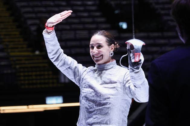 CHINA, HONG KONG - JULY 26, 2026: Russia s Yana Yegoryan competes in the ladies individual sabre event at the 2026 Kerry Fencing World Championships. Mikhail Sinitsyn TASS  95476796