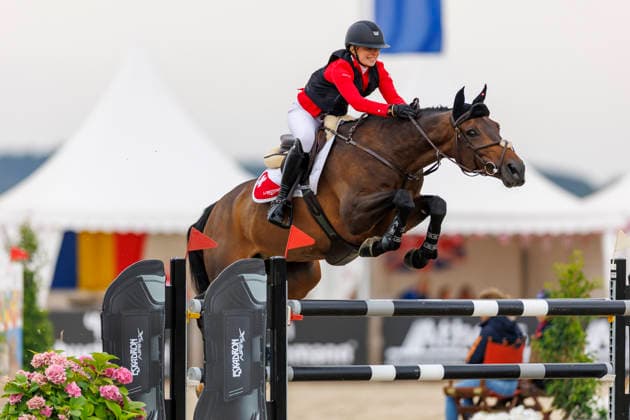 HAGEN a.T.W. - FEI Jumping European Championship, EM, Europameisterschaft Children, Juniors and Young Rider 2026, HAGEN a.T.W. - FEI Jumping European Championship Children, Juniors and Young Rider 2026 BIASI Celia (SUI), Pandy Floss E YR-I - CH-EU-Y-S - YOUNG RIDERS - Individuals Final Individuals over two rounds - FIRST ROUND Hagen a.T.W., Reitanlage Haunhorst 26. July 2026 - *** HAGEN a T W FEI Jumping European Championship for Children, Juniors, and Young Riders 2026, HAGEN a T W FEI Jumping European Championship for Children, Juniors and Young Riders 2026 BIASI Celia SUI, Pandy Floss E YR I CH EU Y S YOUNG RIDERS Individuals Final Individuals over two rounds FIRST ROUND Hagen a T W, Haunhorst Equestrian Center, July 26, 2026