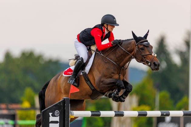 HAGEN a.T.W. - FEI Jumping European Championship, EM, Europameisterschaft Children, Juniors and Young Rider 2026, HAGEN a.T.W. - FEI Jumping European Championship Children, Juniors and Young Rider 2026 BIASI Celia (SUI), Pandy Floss E YR-I - CH-EU-Y-S - YOUNG RIDERS - Individuals Final Individuals over two rounds - FIRST ROUND Hagen a.T.W., Reitanlage Haunhorst 26. July 2026 - *** HAGEN a T W FEI Jumping European Championship for Children, Juniors, and Young Riders 2026, HAGEN a T W FEI Jumping European Championship for Children, Juniors and Young Riders 2026 BIASI Celia SUI, Pandy Floss E YR I CH EU Y S YOUNG RIDERS Individuals Final Individuals over two rounds FIRST ROUND Hagen a T W, Haunhorst Equestrian Center, July 26, 2026