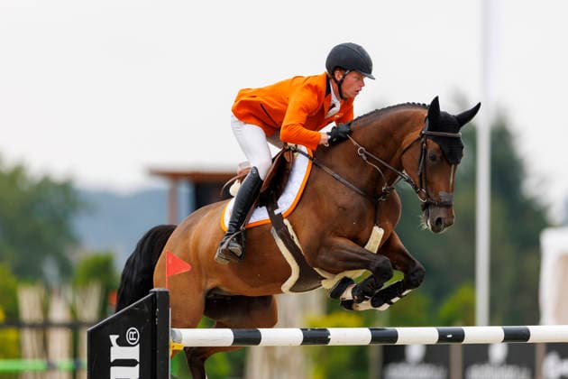HAGEN a.T.W. - FEI Jumping European Championship, EM, Europameisterschaft Children, Juniors and Young Rider 2026, HAGEN a.T.W. - FEI Jumping European Championship Children, Juniors and Young Rider 2026 FIECHTER Logan (NED), Lieverella YR-I - CH-EU-Y-S - YOUNG RIDERS - Individuals Final Individuals over two rounds - FIRST ROUND Hagen a.T.W., Reitanlage Haunhorst 26. July 2026 - *** HAGEN a T W FEI Jumping European Championship for Children, Juniors, and Young Riders 2026, HAGEN a T W FEI Jumping European Championship for Children, Juniors, and Young Riders 2026 FIECHTER Logan NED, Lieverella YR I CH EU Y S YOUNG RIDERS Individuals Final (two rounds) FIRST ROUND Hagen a T W, Haunhorst Equestrian Center, July 26, 2026