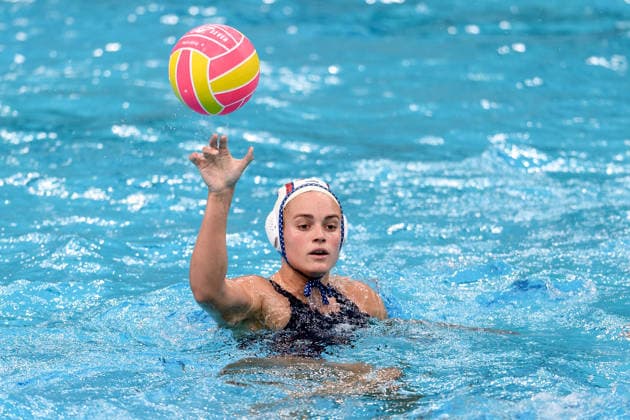 Water polo, Wasserball WORLD CUP, Jewel Roemer of United States throws the ball during the Women™s Gold Medal Water Polo World Cup Final match between United States and Spain at Sydney Olympic Park Aquatic Centre in Sydney, Sunday, July 26, 2026. ( NO ARCHIVING, EDITORIAL USE ONLY SYDNEY NEW SOUTH WALES AUSTRALIA  Copyright: xSTEVENxMARKHAMx 20260726142880522265