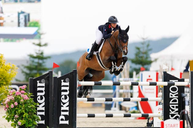 HAGEN a.T.W. - FEI Jumping European Championship, EM, Europameisterschaft Children, Juniors and Young Rider 2026, HAGEN a.T.W. - FEI Jumping European Championship Children, Juniors and Young Rider 2026 ROUSSELLE Elona (FRA), Liberty D YR-I - CH-EU-Y-S - YOUNG RIDERS - Individuals Final Individuals over two rounds - FIRST ROUND Hagen a.T.W., Reitanlage Haunhorst 26. July 2026 - *** HAGEN a T W FEI Jumping European Championship for Children, Juniors, and Young Riders 2026, HAGEN a T W FEI Jumping European Championship for Children, Juniors, and Young Riders 2026 ROUSSELLE Elona FRA, Liberty D YR I CH EU Y S YOUNG RIDERS Individuals Final Individuals over two rounds FIRST ROUND Hagen a T W, Haunhorst Equestrian Center, July 26, 2026