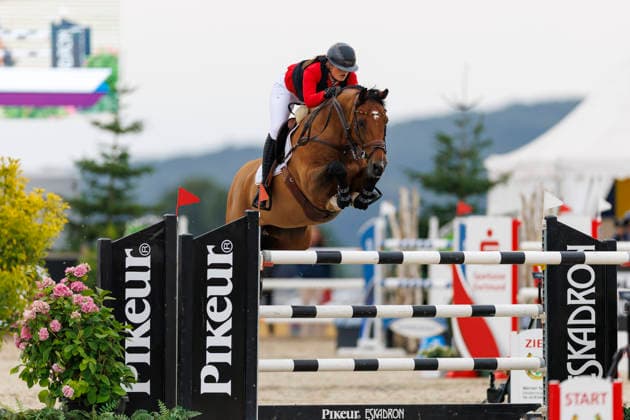 HAGEN a.T.W. - FEI Jumping European Championship, EM, Europameisterschaft Children, Juniors and Young Rider 2026, HAGEN a.T.W. - FEI Jumping European Championship Children, Juniors and Young Rider 2026 TIETJE Romy Rosalie (GER), Cascadino YR-I - CH-EU-Y-S - YOUNG RIDERS - Individuals Final Individuals over two rounds - FIRST ROUND Hagen a.T.W., Reitanlage Haunhorst 26. July 2026 - *** HAGEN a T W FEI Jumping European Championship for Children, Juniors, and Young Riders 2026, HAGEN a T W FEI Jumping European Championship for Children, Juniors, and Young Riders 2026 TIETJE Romy Rosalie GER, Cascadino YR I CH EU Y S YOUNG RIDERS Individuals Final (two rounds) FIRST ROUND Hagen a T W, Haunhorst Equestrian Center, July 26, 2026