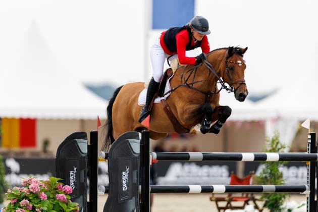 HAGEN a.T.W. - FEI Jumping European Championship, EM, Europameisterschaft Children, Juniors and Young Rider 2026, HAGEN a.T.W. - FEI Jumping European Championship Children, Juniors and Young Rider 2026 TIETJE Romy Rosalie (GER), Cascadino YR-I - CH-EU-Y-S - YOUNG RIDERS - Individuals Final Individuals over two rounds - FIRST ROUND Hagen a.T.W., Reitanlage Haunhorst 26. July 2026 - *** HAGEN a T W FEI Jumping European Championship for Children, Juniors, and Young Riders 2026, HAGEN a T W FEI Jumping European Championship for Children, Juniors, and Young Riders 2026 TIETJE Romy Rosalie GER, Cascadino YR I CH EU Y S YOUNG RIDERS Individuals Final (two rounds) FIRST ROUND Hagen a T W, Haunhorst Equestrian Center, July 26, 2026