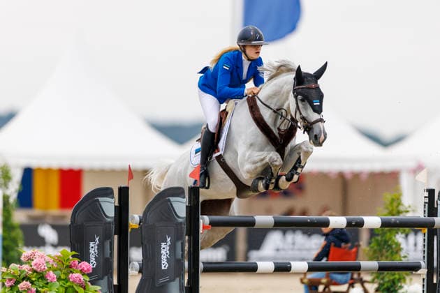 HAGEN a.T.W. - FEI Jumping European Championship, EM, Europameisterschaft Children, Juniors and Young Rider 2026, HAGEN a.T.W. - FEI Jumping European Championship Children, Juniors and Young Rider 2026 LANNO Mia Marleen (EST), Activity Z YR-I - CH-EU-Y-S - YOUNG RIDERS - Individuals Final Individuals over two rounds - FIRST ROUND Hagen a.T.W., Reitanlage Haunhorst 26. July 2026 - *** HAGEN a T W FEI Jumping European Championship for Children, Juniors, and Young Riders 2026, HAGEN a T W FEI Jumping European Championship for Children, Juniors, and Young Riders 2026 LANNO Mia Marleen EST, Activity Z YR I CH EU Y S YOUNG RIDERS Individuals Final Individuals over two rounds FIRST ROUND Hagen a T W, Haunhorst Equestrian Center, July 26, 2026