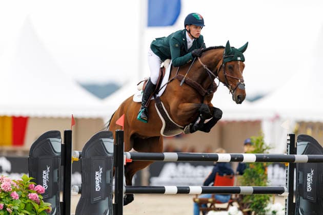 HAGEN a.T.W. - FEI Jumping European Championship, EM, Europameisterschaft Children, Juniors and Young Rider 2026, HAGEN a.T.W. - FEI Jumping European Championship Children, Juniors and Young Rider 2026 WACHMAN Tom (IRL), Do It Easy YR-I - CH-EU-Y-S - YOUNG RIDERS - Individuals Final Individuals over two rounds - FIRST ROUND Hagen a.T.W., Reitanlage Haunhorst 26. July 2026 - *** HAGEN a T W FEI Jumping European Championship for Children, Juniors, and Young Riders 2026, HAGEN a T W FEI Jumping European Championship for Children, Juniors, and Young Riders 2026 WACHMAN Tom IRL, Do It Easy YR I CH EU Y S YOUNG RIDERS Individuals Final Individuals over two rounds FIRST ROUND Hagen a T W, Haunhorst Equestrian Center, July 26, 2026