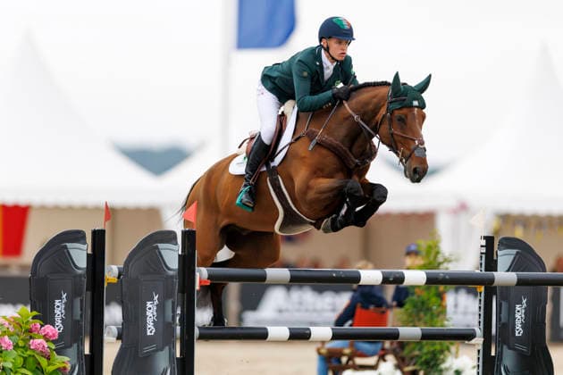 HAGEN a.T.W. - FEI Jumping European Championship, EM, Europameisterschaft Children, Juniors and Young Rider 2026, HAGEN a.T.W. - FEI Jumping European Championship Children, Juniors and Young Rider 2026 WACHMAN Tom (IRL), Do It Easy YR-I - CH-EU-Y-S - YOUNG RIDERS - Individuals Final Individuals over two rounds - FIRST ROUND Hagen a.T.W., Reitanlage Haunhorst 26. July 2026 - *** HAGEN a T W FEI Jumping European Championship for Children, Juniors, and Young Riders 2026, HAGEN a T W FEI Jumping European Championship for Children, Juniors, and Young Riders 2026 WACHMAN Tom IRL, Do It Easy YR I CH EU Y S YOUNG RIDERS Individuals Final Individuals over two rounds FIRST ROUND Hagen a T W, Haunhorst Equestrian Center, July 26, 2026