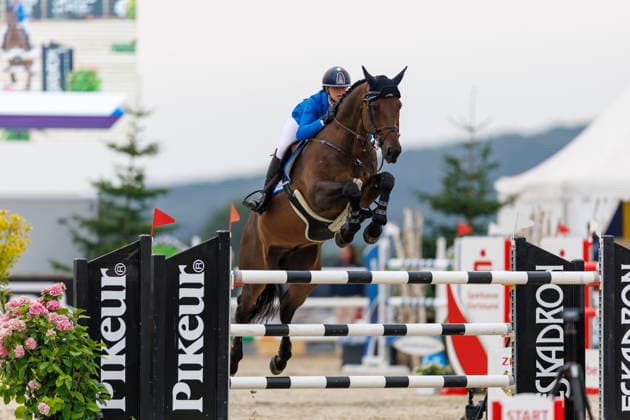 HAGEN a.T.W. - FEI Jumping European Championship, EM, Europameisterschaft Children, Juniors and Young Rider 2026, HAGEN a.T.W. - FEI Jumping European Championship Children, Juniors and Young Rider 2026 LEPRATTI Greta (ITA), Mercy van t Ruytershof YR-I - CH-EU-Y-S - YOUNG RIDERS - Individuals Final Individuals over two rounds - FIRST ROUND Hagen a.T.W., Reitanlage Haunhorst 26. July 2026 - *** HAGEN a T W FEI Jumping European Championship for Children, Juniors, and Young Riders 2026, HAGEN a T W FEI Jumping European Championship for Children, Juniors and Young Riders 2026 LEPRATTI Greta ITA, Mercy van t Ruytershof YR I CH EU Y S YOUNG RIDERS Individuals Final Individuals over two rounds FIRST ROUND Hagen a T W, Haunhorst Equestrian Center, July 26, 2026
